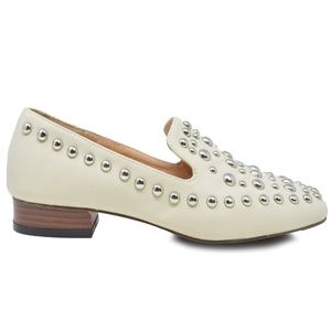 🛍 Women's Studded Mule Loafer Nude